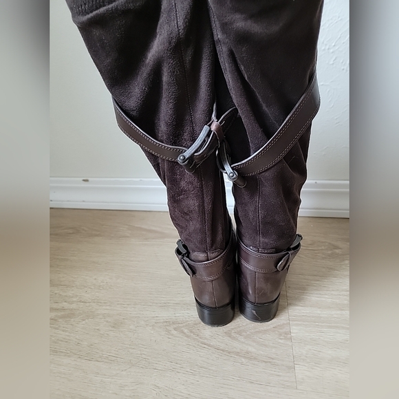 Cole Haan x Nike Air Riding Boots Brown 6.5 - Picture 4 of 12